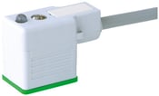 [7865182263] MSUD ventilstik form B 10mm LED og friløbsdiode 24VAC/DC med kabel 3x0,75mm2 grå F&B PVC 1,5 meter