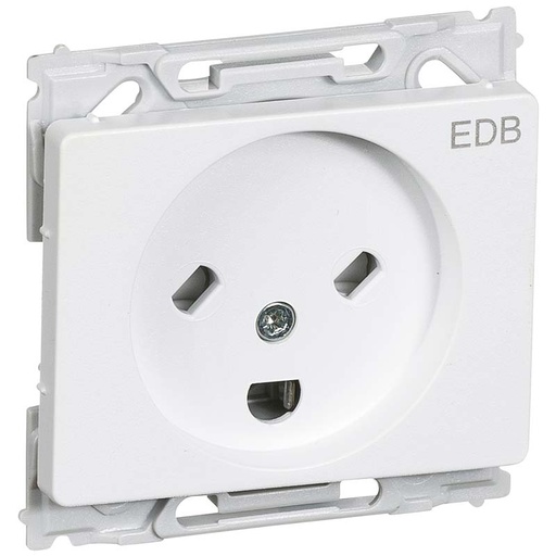 [1017026445] OPUS 66 indsats kombi stikkontakt EDB 2-pol m jord