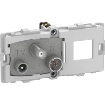 [1088002650] Fuga TD372E Slutdåse TV/R/Data+RJ45 2M uden afdækning