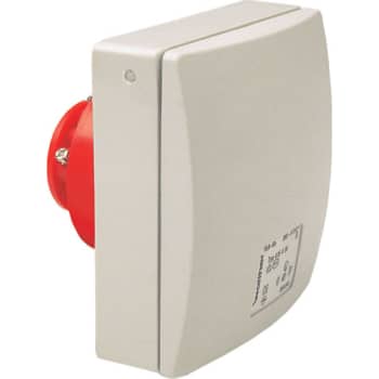 [1418000536] CEE Mondo Vægudtag 16A 5P IP44 GRÅ RAL7035