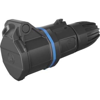 [1428080038] CEE Mellemled Neo 16A 3P 230V blå, 6H med fjederklemme, IP54