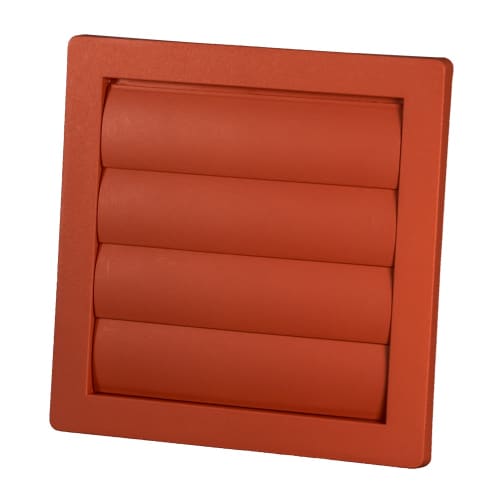 [1978002278] Lamelventil type 75, 150x150 mm, rød