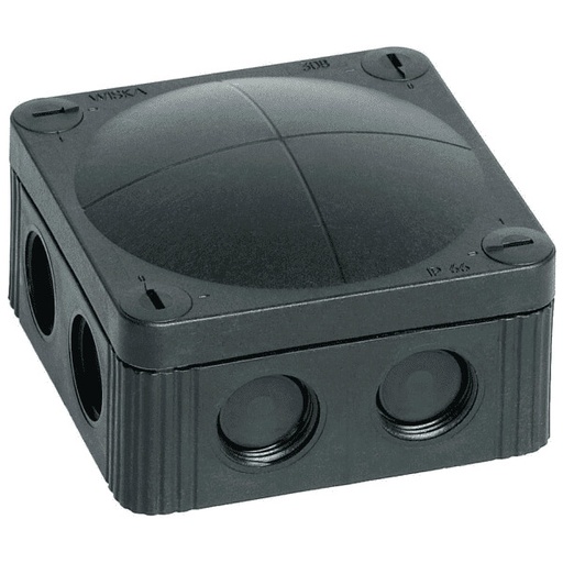 [3821032092] Forgreningsdåse Combi 308, 85x85x51, IP66, sort