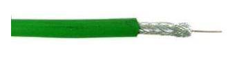 [0435500133] Coax Rg59 75Ohm Grøn (0.6L/3.7) 95% T500