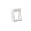 [0486102904] Montage ramme hvid for udtag til Leviton keystone konnekter