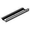 [0486102920] Patchpanel 24 port passer til alle Leviton UTP & STP konnekter tool-free 1HE sort