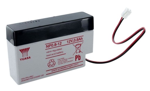 [5494506542] YUASA BLYBATTERI 12V/0,8AH
