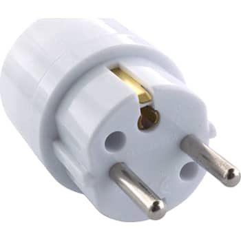 [6228100090] Hybridstikprop adapter Schuko/DK jord