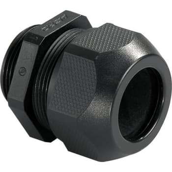 [7113000835] Forskruning M25 polyamid IP68 kabel Ø10-17mm gev. L:10mm, sort