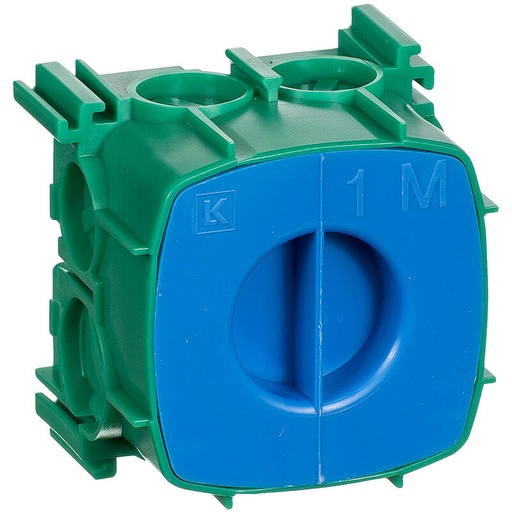 [1017033140] Opus grøn indmuringsdåse 1 modul