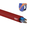 [3033002289] Brandsikkert Kabel NOBURN EQQXB Xtra 1x2x1,0 Rød Qaddy 1000, Kampagnepakke 3033002289