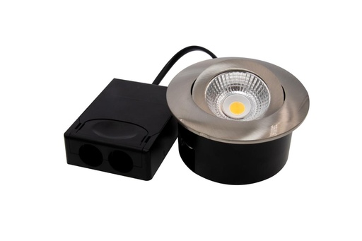 [768102] DIOSPOT 40 supreme DOB stål 6W 927/930 450lm 32°