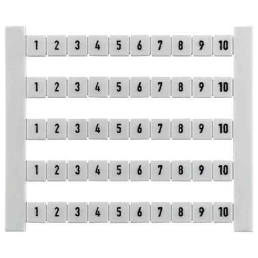 [7921210202] DEKAFIX MÆRKER 5-FWZ 1-10, 1 ark