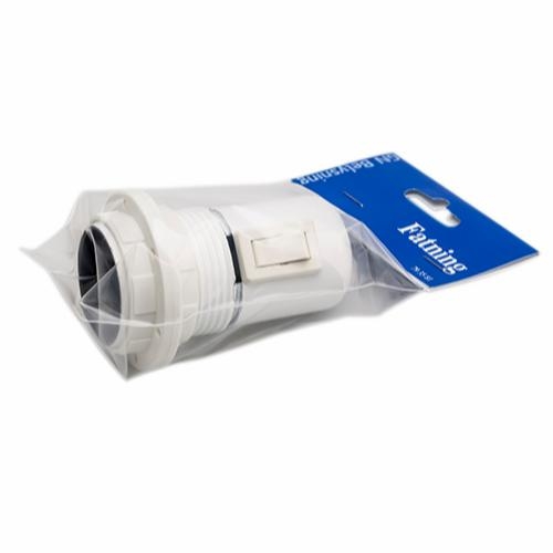 [793581] Afbryderfatning E27 inkl. ring hvid