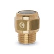 [3980305502] Silencer-brass-stainless steel mesh-1/4 2901 1/4-17  SILENCER