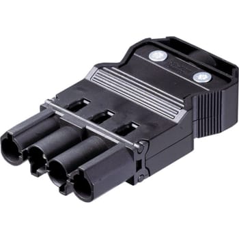 [8128785623] GST18i4 Stik Skrue Han 4P 1,5-2,5mm² Ø9,5-11,5 mm Sort