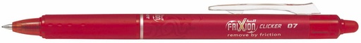 [5702643223] Kuglepen Pilot Frixion Clicker rød medium 0,7