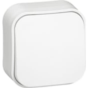 [8717300024] Afbryder korrespondance 1P, 10A, hvid, IP20, Komplet i udvendigt underlag