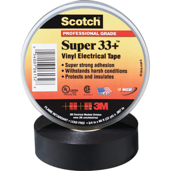[8739010046] Tape Scotch Super 33+ 19 mm x 6 m, sort