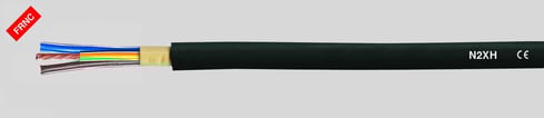 [5733108083] Installationskabel N2XH-J 3G2,5 re, sort afmål