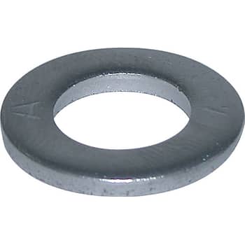 [892449287] Alm. skiver M10, DIN 125, elforzinket, 100 stk.