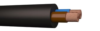 [5734106521] Gummikabel H07RN-F 2x1,5 mm2 BK 100 m CPR