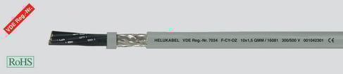 [5734411368] Styrekabel F-CY-OZ 2x0,75 afmåling