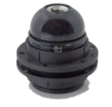 [9548761116] KRONEFATNING E27 SORT M/2 OMLØBERE