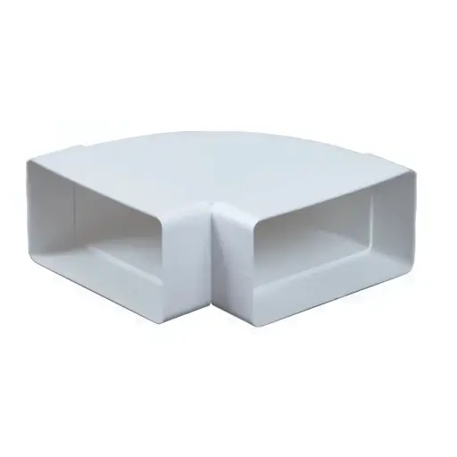 [7800443060] Horisontal bøjning 90° til flad kanal 55x110 mm