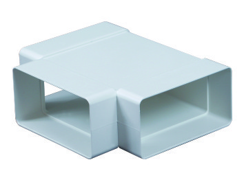 [7878101891] UNITE flad 75 x 150 mm T-stykke Hvid PVC