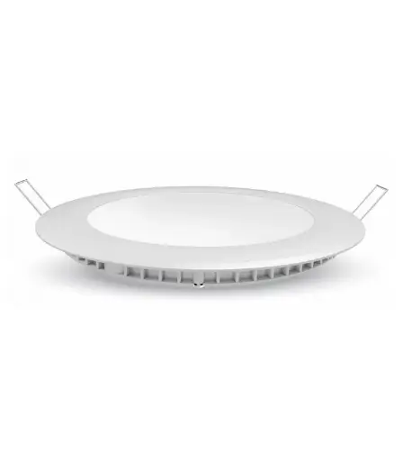 [EG1400-9815] V-Tac 12W LED indbygningspanel - Hul: Ø15,5 cm, Mål: Ø17 cm, 230V