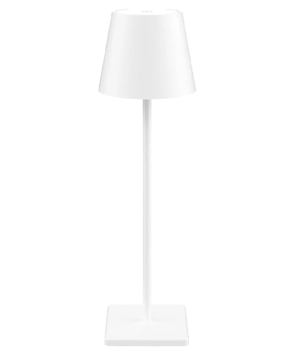 [12338-13408] Opladelig LED bordlampe, Hvid, touch dæmpbar