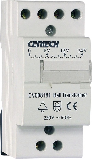 [1462008186] Cenica Ringetrafo primær-230V AC/sekundær-8/12/24V AC