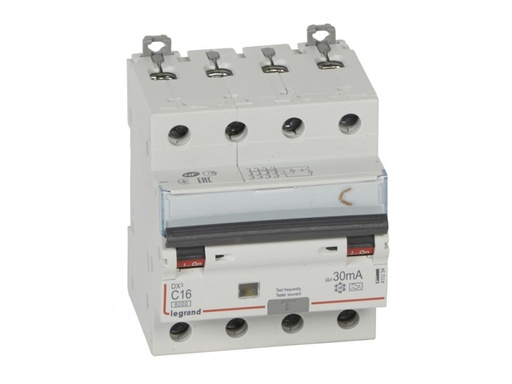 [3922401360] Kombiafbryder DX3 Automatsikr/HPFI C 16A 30mA 4P 6/10kA type A