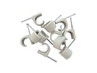 [7800434009] Clips rund 10-14 grå, søm 35, i pakker a 100 styk
