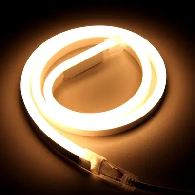 [EG2759-0] Varm hvid Neon Flex LED Strip - 8W/m, IP67, 230V
