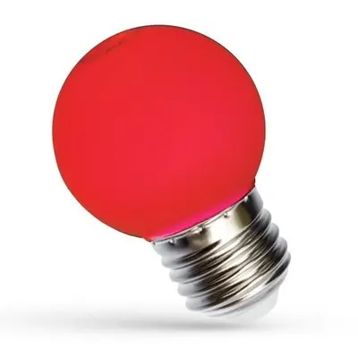 [EG9061-0] Spectrum 1W LED dekorationspære - Rød, G45, E27, 230V, RA80