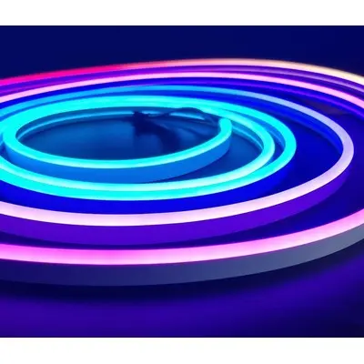 [EG11982-0] 16W/m RGBIC Neon Flex-strips - 10m, 96 LED pr. meter, 24V, 8x16, IP20
