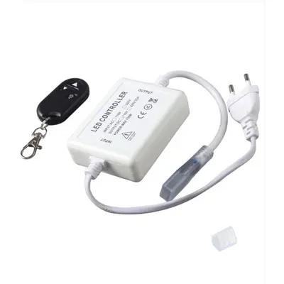 [EG12125-0] RF Trådløs Dæmper med Fjernbetjening - Inkl. Endeprop, 230V (COB), Memory Funktion