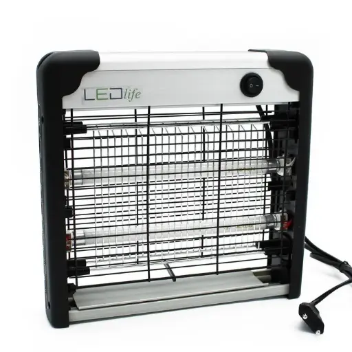 [EG12386-0] LEDlife insektlampe - 2x6W, UV-lys, indendørs brug, 30m2 dækning