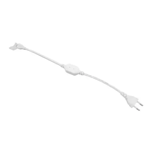 [EG12401-0] Stik til 230V LED strip Neon COB inkl. endeprop, 2