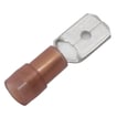 [7821301279] Isol. ABIKO spadestik KA1507H-PB, 0,5-1,5mm2, 6,3x0,8, Rød