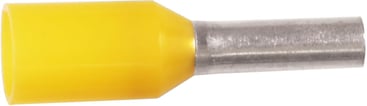 [7821350217] Isoleret ABIKO terminalrør KA1-8ETW, 1mm2 L8, Gul