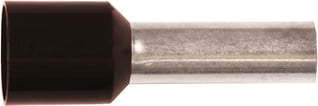[7821350330] Isoleret ABIKO terminalrør KA6-12ETW, 6mm2 L12, Sort