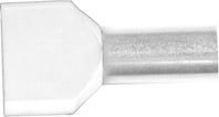 [7821350534] Isoleret ABIKO TWIN-terminalrør KA10-14ETW2, 2x10mm2 L14, Beige