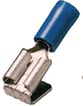 [7821605946] Isoleret spademuffe med afgrener blå 6,3x0,8  1,5-2,5mm2