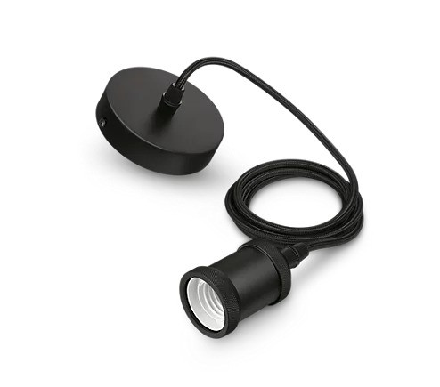 [SIG929001977901] Philips LED Pendel E27 (Max 40W) Sort