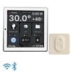 [7822623338] Shelly Wall Display White + BLU H&T Ivory