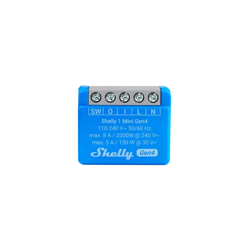 [7822623613] SHELLY 1 MINI GEN4 - WIFI & ZIGBEE RELÆ