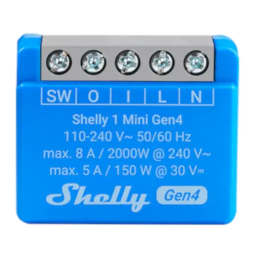 [7822623613] SHELLY 1 MINI GEN4 - WIFI & ZIGBEE RELÆ